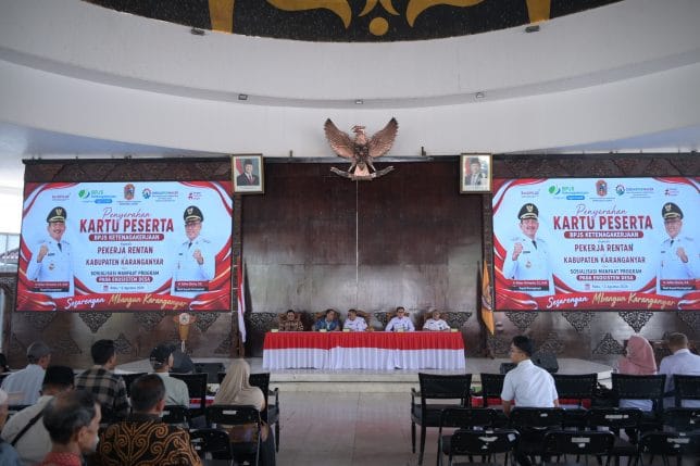 1.400 Pekerja Rentan di Karanganyar Dapat Perlindungan BPJS Ketenagakerjaan