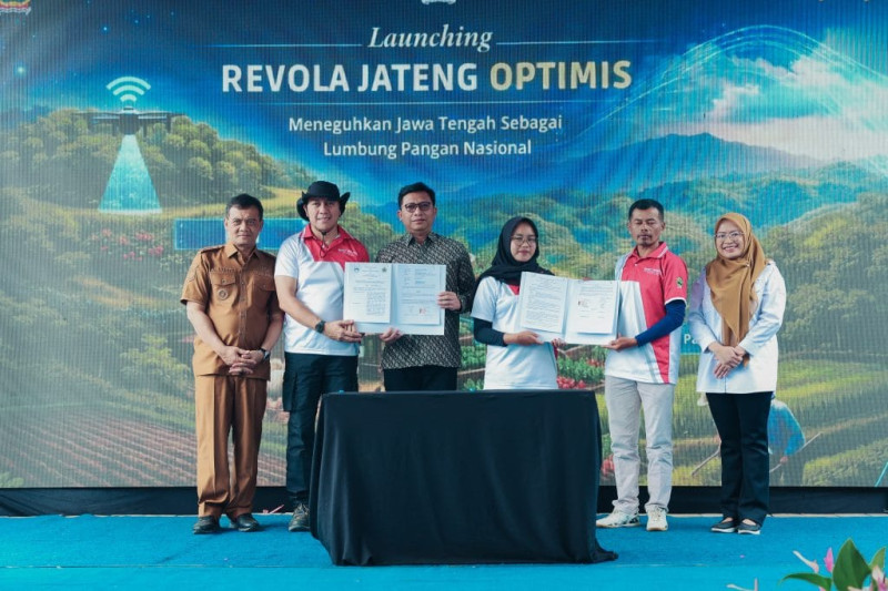 Lahan Tidur 12 Tahun di Banjarnegara Disulap Jadi Lahan Produktif Lewat Revola Jateng Optimis