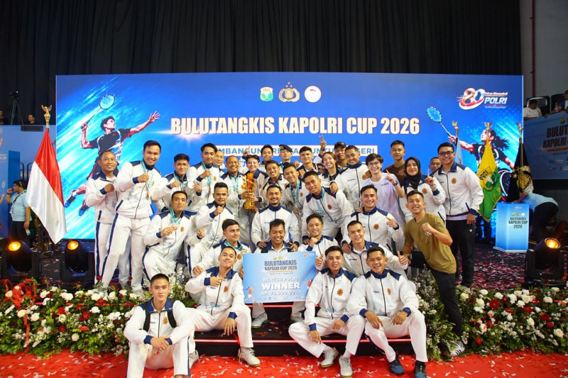 Korbrimob Polri Juara I Beregu Kapolri Cup 2026 Usai Taklukkan Polda Jabar