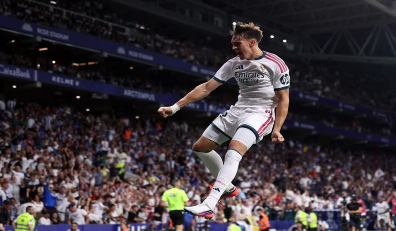 Gol Menit ke-90 Carlos Espi Bawa Real Madrid Menang 2-1 atas Espanyol