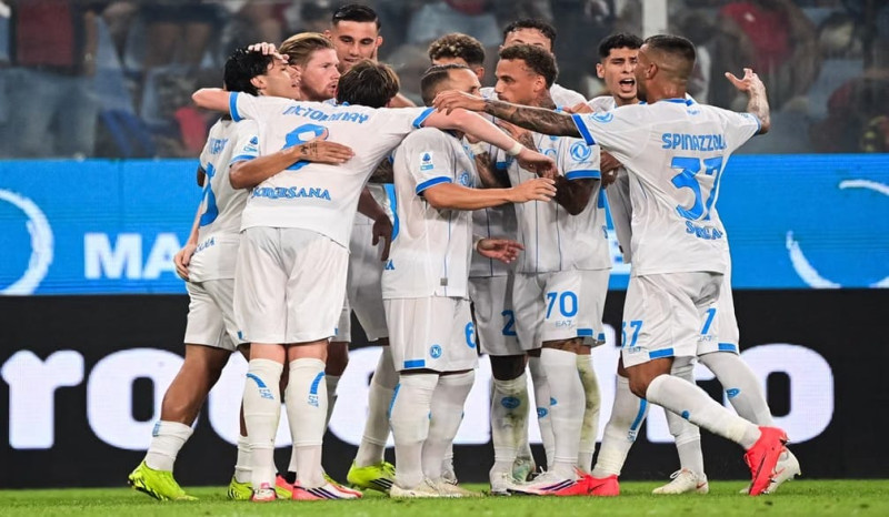 Napoli Menang 2-0 atas Genoa, De Bruyne dan Vergara Jadi Pahlawan