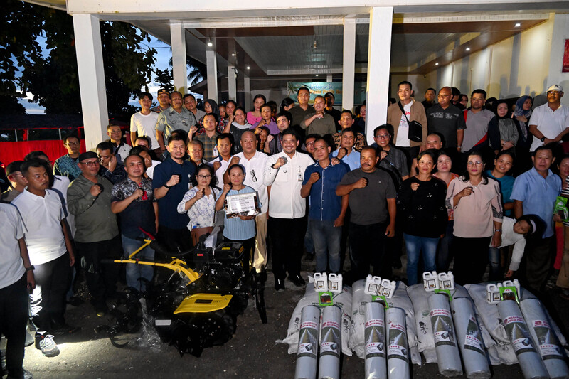Bobby Nasution Siapkan Rp2 Miliar Bangun Rumah Produksi Kelapa di Nias Utara