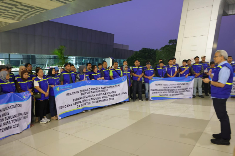 Kemenkes Kirim 206 Relawan TCK ke Flores untuk Tangani Dampak Gempa 7,7