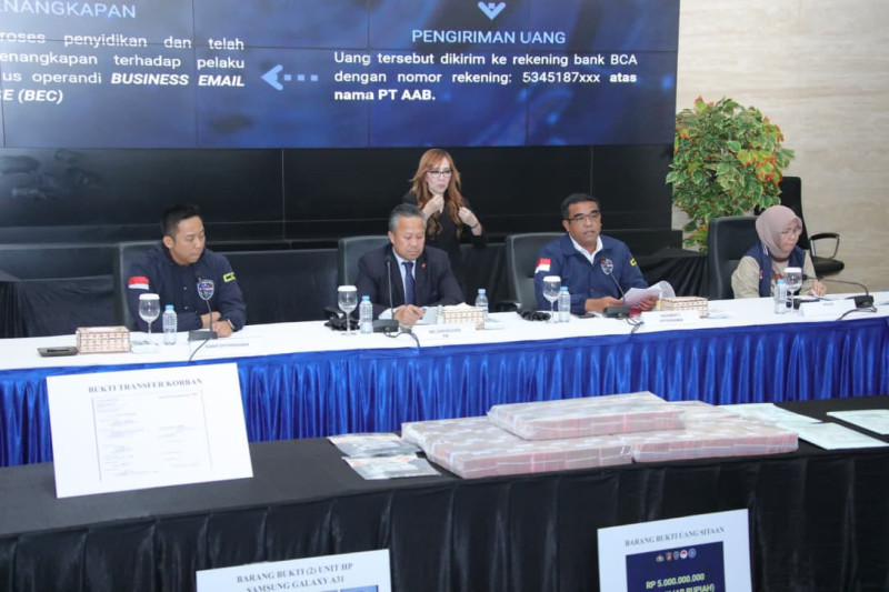 Bareskrim Bongkar Penipuan Email Bisnis Lintas Negara, Korban Rugi Rp5,6 Miliar