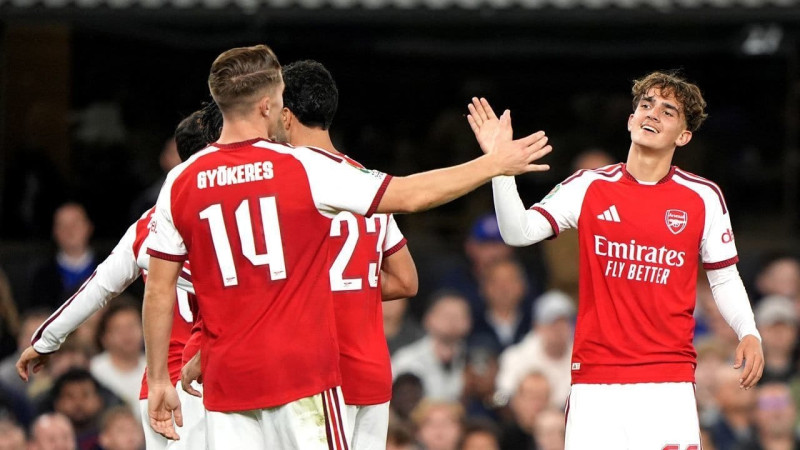 Max Dowman Cetak Brace, Arsenal Hancurkan Ipswich Town 4-2