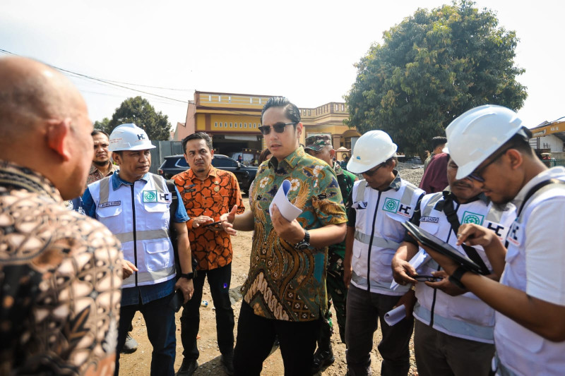 Rico Waas Pastikan Pembangunan Puskesmas Tuntungan Tepat Waktu