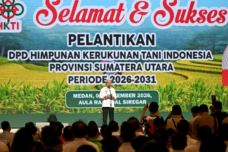 Pemprov Sumut Dorong HKTI Jadi Mitra Strategis Tingkatkan Kesejahteraan Petani