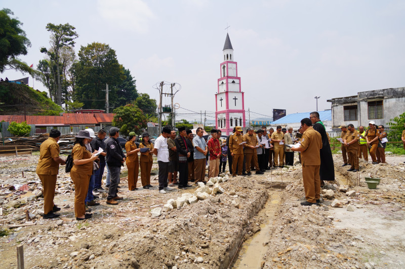 Pemkab Tapanuli Utara Mulai Pembangunan MPP Senilai Rp7,2 Miliar