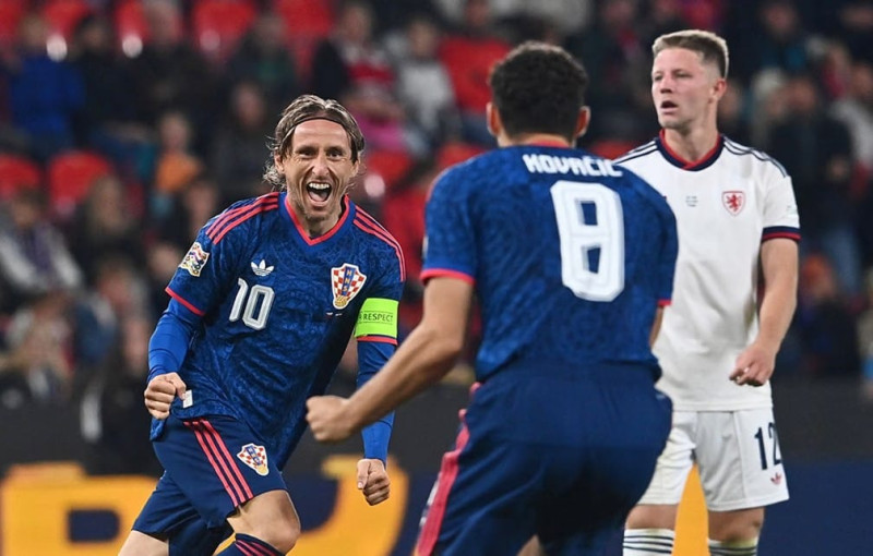 Modric Antar Kroasia Menang 2-1 atas Republik Ceko