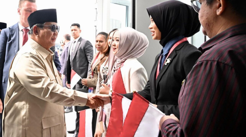 Mahasiswa Indonesia Antusias Sambut Presiden Prabowo di Vladivostok, Rusia