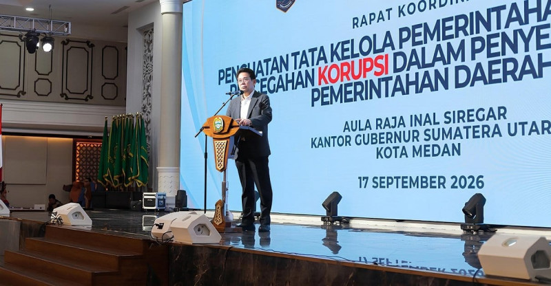 KPK Temukan 41 Anomali Tata Kelola Pemda Sumut, PBJ Paling Rawan