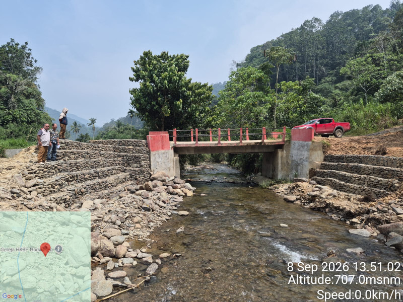 Pemkab Taput Genjot Perbaikan Infrastruktur di Garoga, Sejumlah Jalan dan Jembatan Ditangani