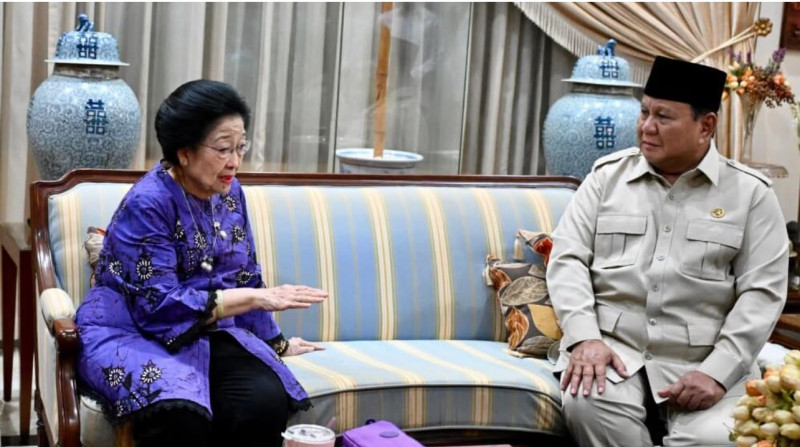 Presiden Prabowo Bertakziah ke Kediaman Megawati, Sampaikan Duka atas Wafatnya Guruh Soekarnoputra