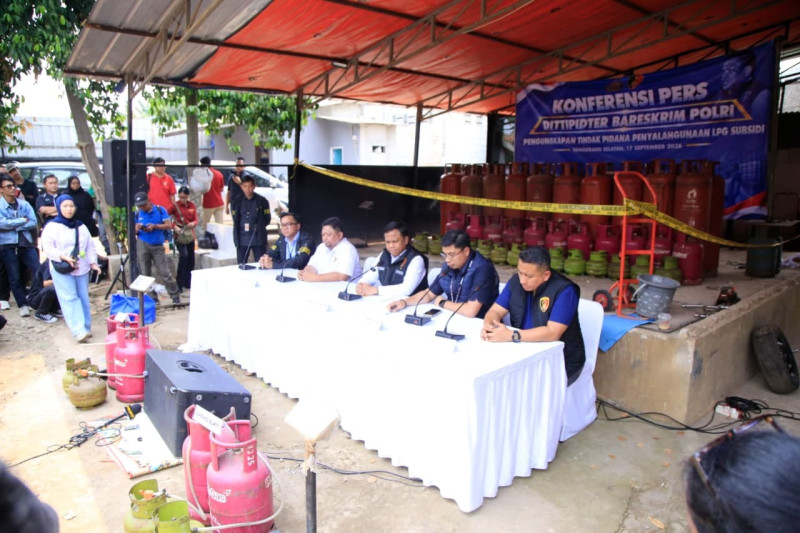 Bareskrim Ungkap Penyalahgunaan LPG 3 Kg di Tangerang Selatan