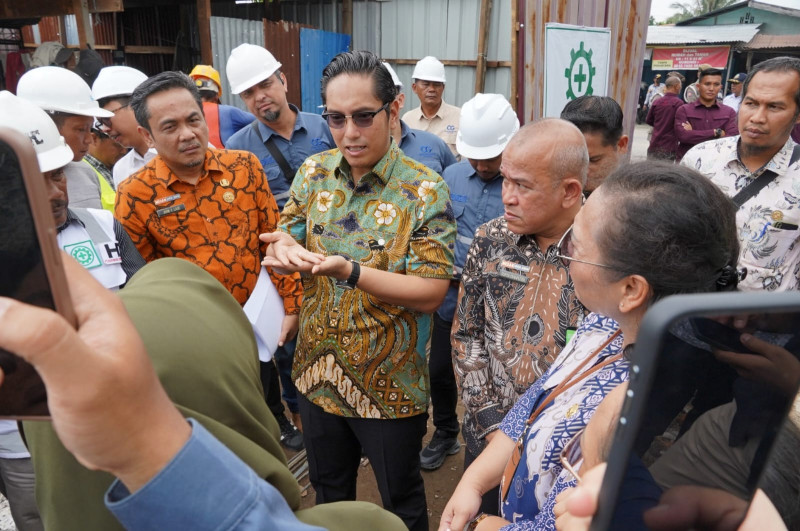Wali Kota Medan Tinjau Pembangunan Puskesmas Rengas Pulau, Target 31 Puskesmas Rampung Akhir Tahun