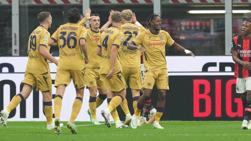 AC Milan Kalah 2-4 dari Bologna, Hattrick Samuel Mbangula Hancurkan Rossoneri
