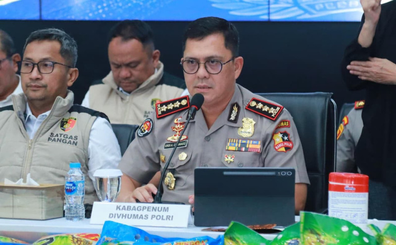 Bareskrim Polri Sita 6,4 Ton Beras Fortifikasi, Lima Merek Diduga Tak Sesuai Label