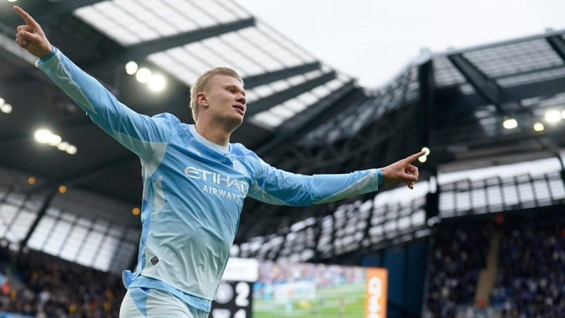 Manchester City Tekuk Ipswich Town 3-2, Erling Haaland Borong Dua Gol