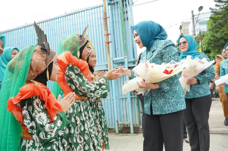 TP PKK Medan Ajak Anak Biasakan Cuci Tangan Pakai Sabun