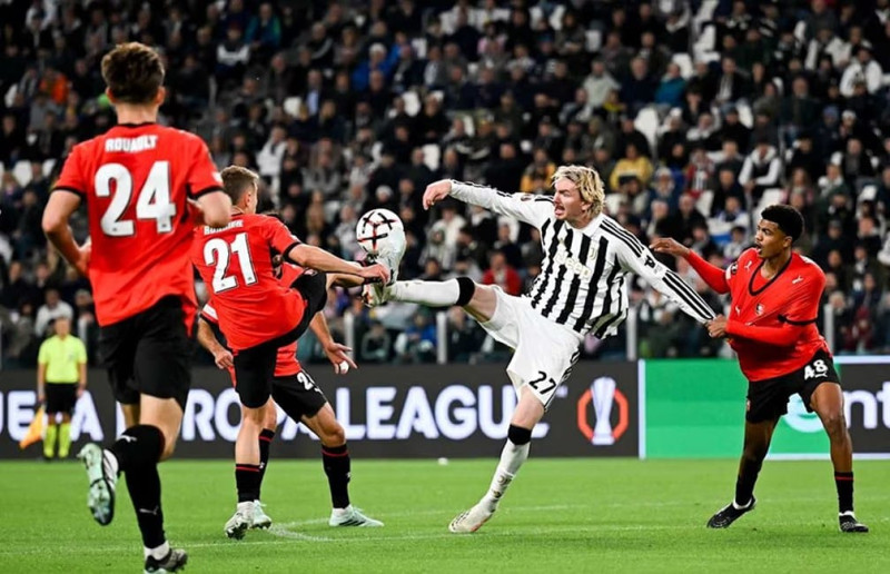 Juventus Ditahan Imbang Rennes 2-2, Gol Penentu Kemenangan Dianulir VAR