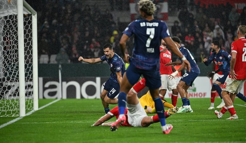 RB Leipzig Taklukkan RW Essen 2-1, Christoph Baumgartner Jadi Pahlawan