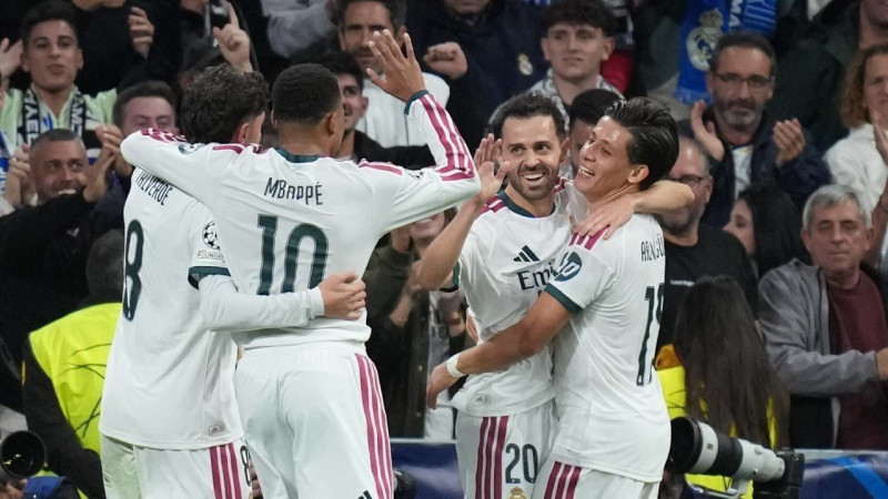 Real Madrid Taklukkan RB Leipzig 4-1, Mbappe Ikut Cetak Gol