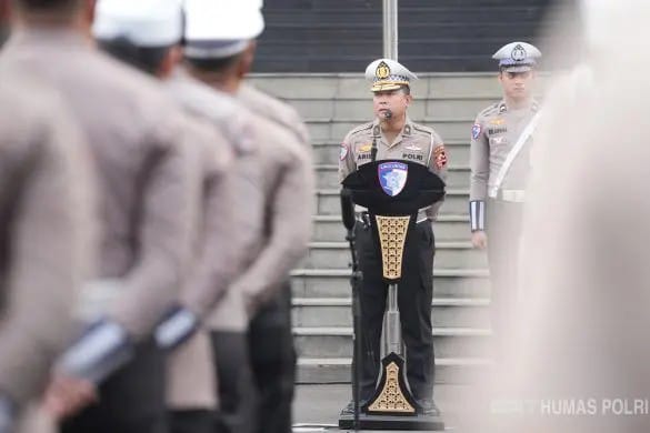 Tagline Baru Kapolri &ldquo;Polisi Bersama Masyarakat&rdquo; Mulai Disosialisasikan di Korlantas