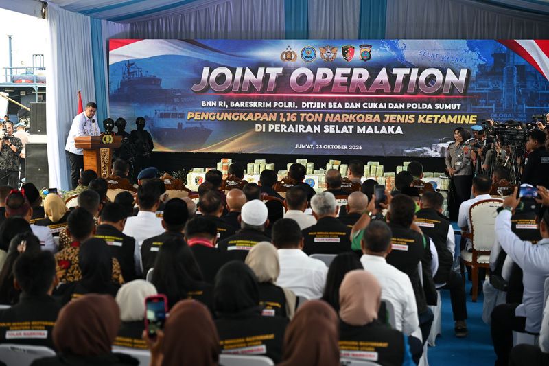 Bobby Nasution Apresiasi Pengungkapan 1,16 Ton Ketamin di Selat Malaka