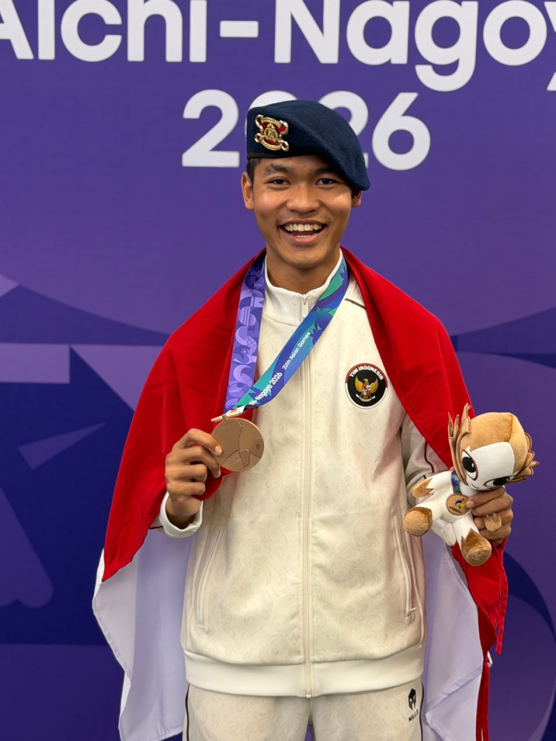 Personel Satbrimob Polda Metro Jaya Sumbang Medali Perunggu untuk Indonesia di Asian Games 2026
