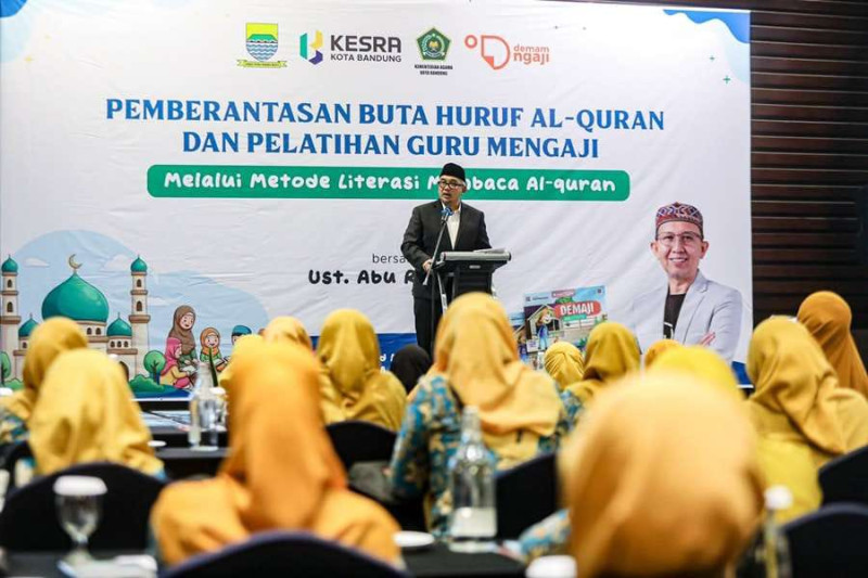 400 Guru Mengaji Bandung Dipersiapkan Jadi Penggerak Pemberantasan Buta Huruf Al-Qur'an