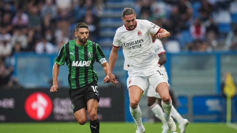 AC Milan Ditahan Imbang Sassuolo 1-1, Gol Rabiot Belum Cukup Bawa Rossoneri Menang