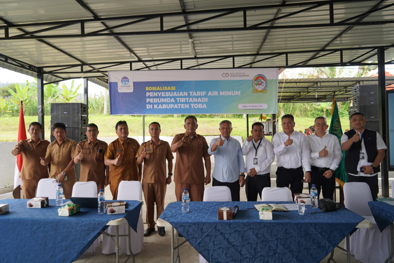 Pemkab Toba Soroti Kualitas Layanan Tirtanadi, Tarif Air Naik Mulai November 2026