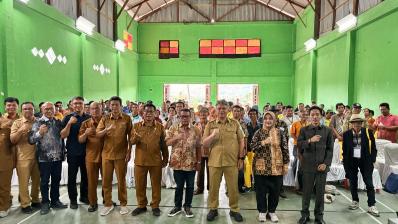 Wabup Tapanuli Utara Buka Pelatihan Wirausaha Pengolahan Pupuk Organik di Pahae Jae