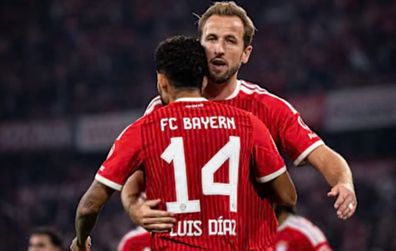 Bayern Muenchen Bantai RB Leipzig 6-1, Luis Diaz Cetak Hat-trick dan Harry Kane Torehkan Gol Bersejarah