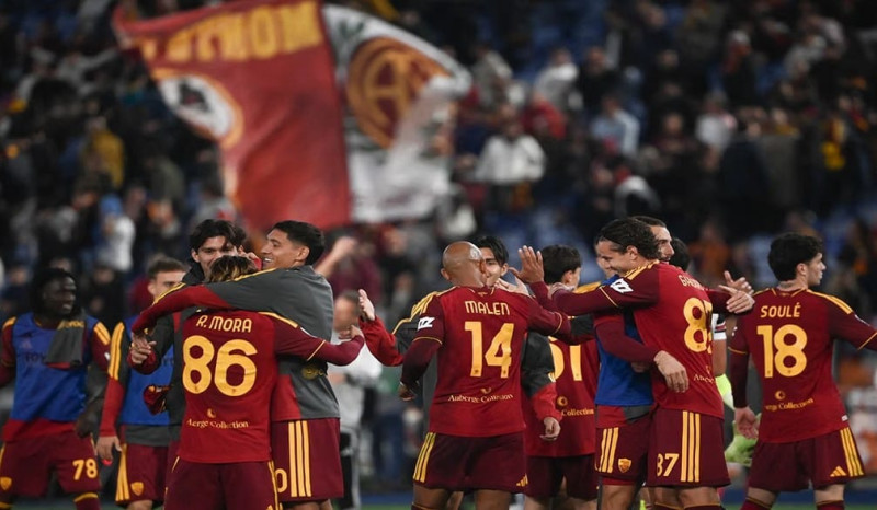 AS Roma Hajar Cagliari 4-2, Gasperini Antar Serigala Ibu Kota Naik ke Posisi Ketiga