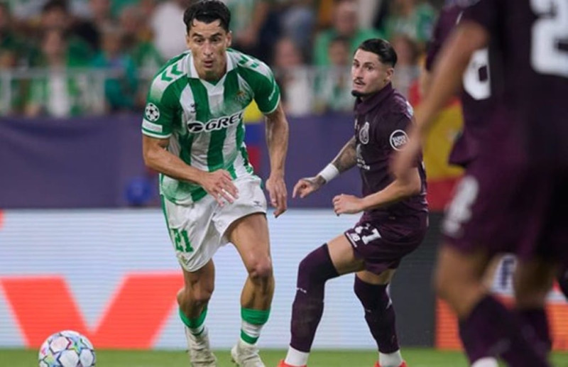 Real Betis Comeback Dramatis, Taklukkan FC Porto 3-2 di Liga Champions