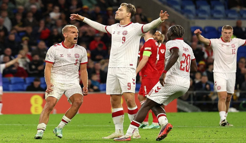 Rasmus Hojlund Antar Denmark Menang Tipis atas Wales