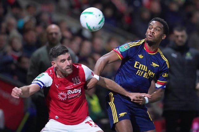 Arsenal Tersingkir dari Carabao Cup 2026/2027, Fleetwood Town Menang Adu Penalti 5-3